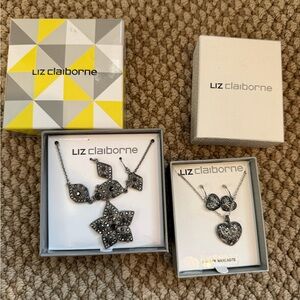 Liz Claiborne Black and Silver Jewelry Collection